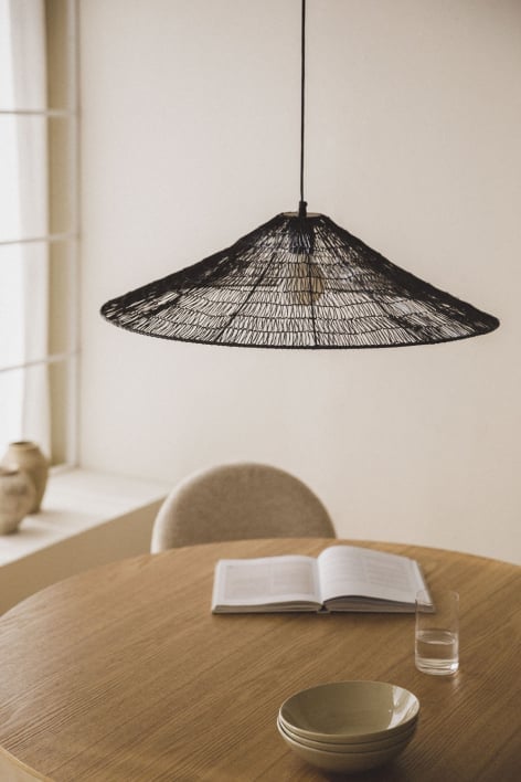 Lampa sufitowa Ø65 cm z żelaza Benilde