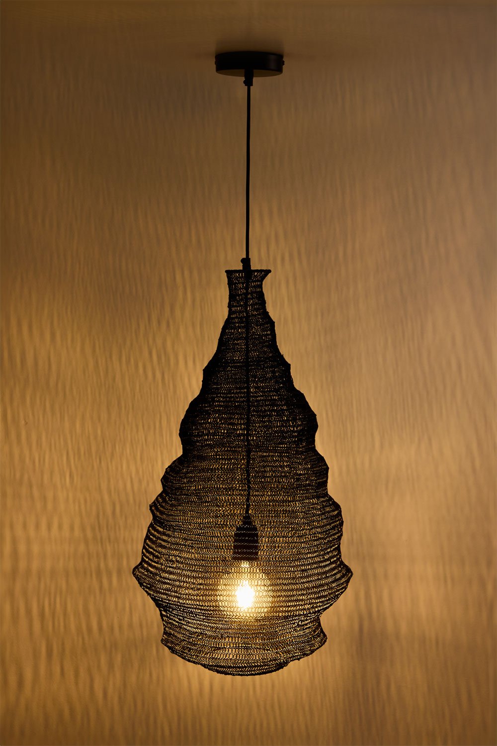 Lampa sufitowa Beneida żelazna Ø40 cm, obrazek w galerii 3