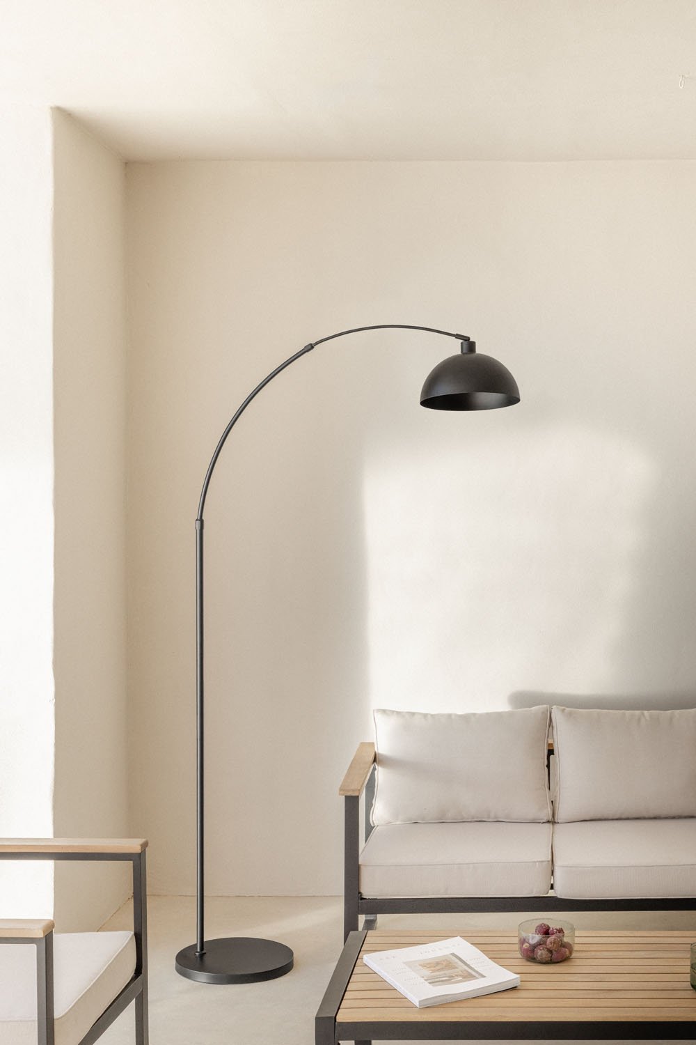 Lampa ogrodowa stojąca Diala z żelaza, obrazek w galerii 1