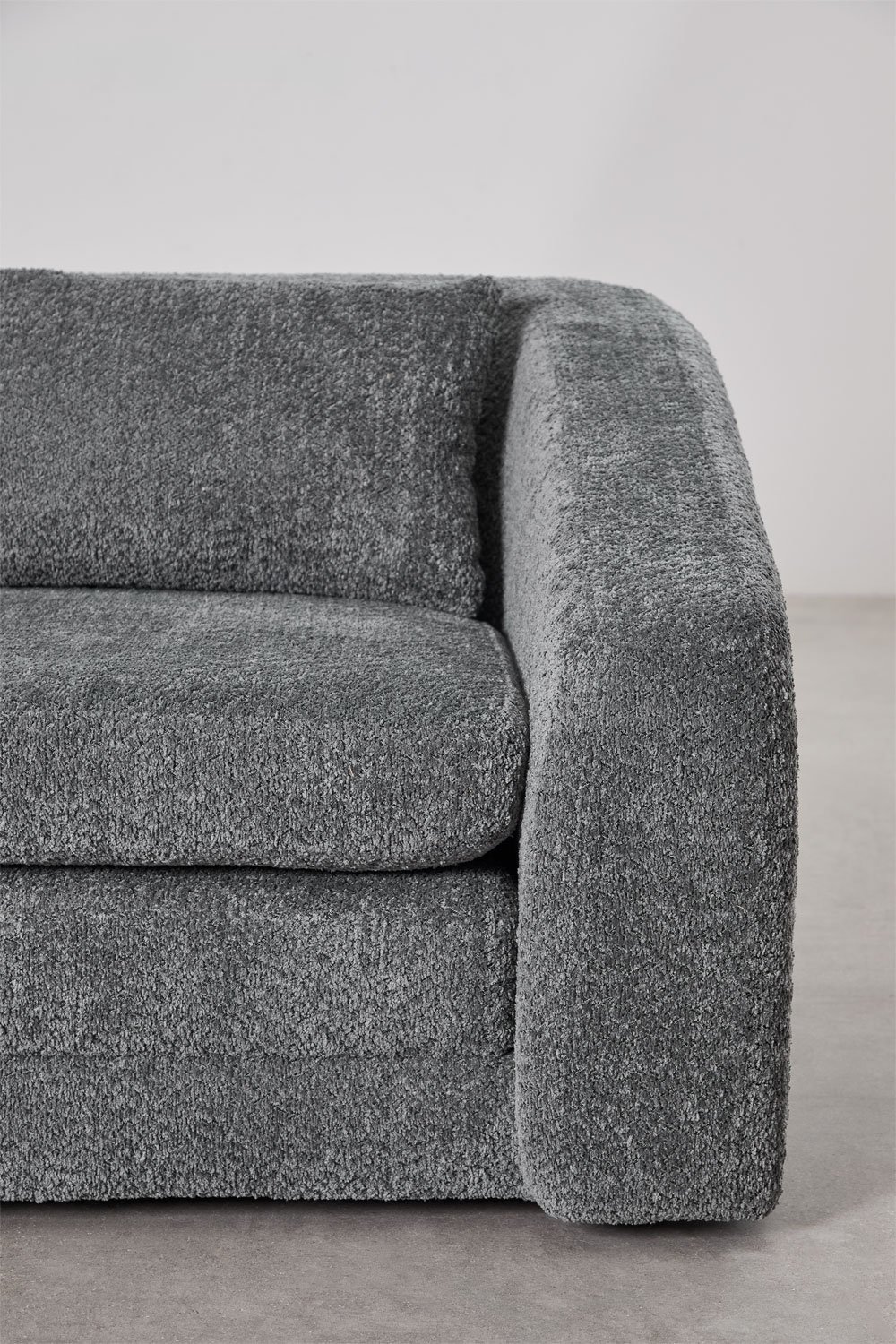 Dwuosobowa rozkładana sofa Dalila z tkaniny bouclé, obrazek w galerii 9