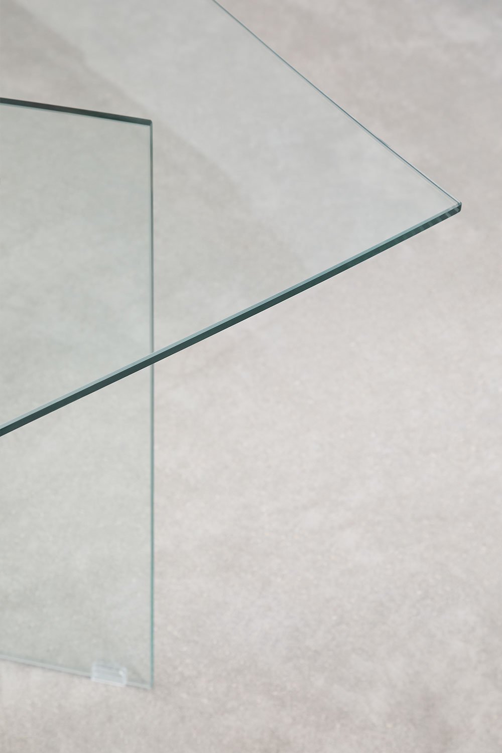 Mesa de comedor rectangular 180x90 cm en cristal Purio, obrazek w galerii 6