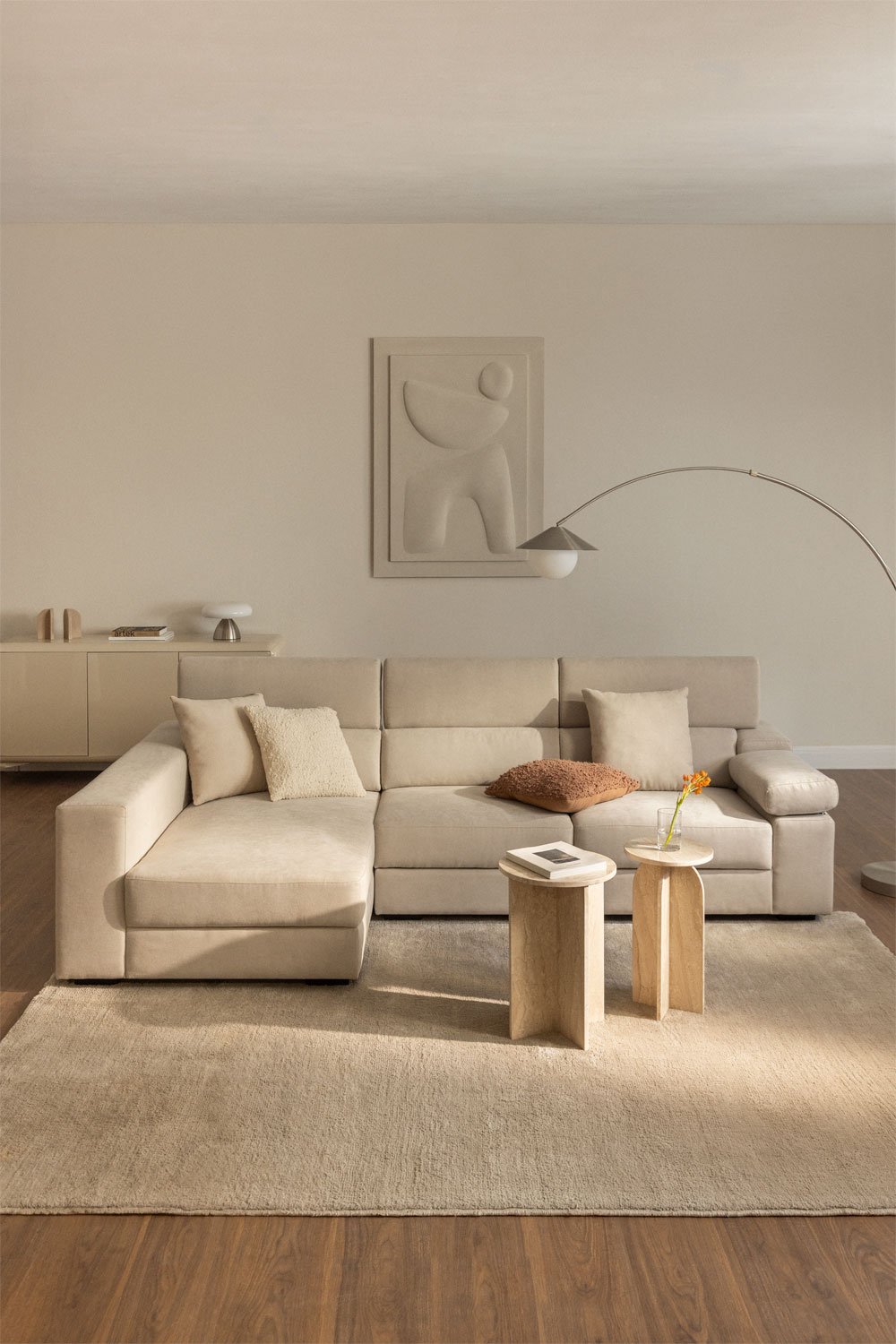 Sofa Aramis 3-osobowa z leżanką po lewej stronie, obrazek w galerii 1
