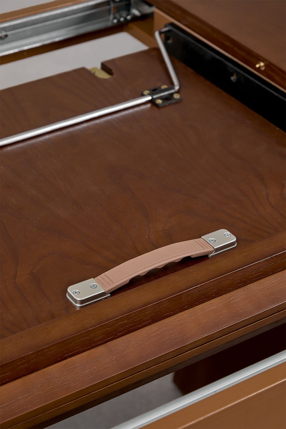 Stół jadalny owalny 180-240x105 cm rozkładany z płyty MDF i forniru dębowego Montana, obrazek w galerii 11