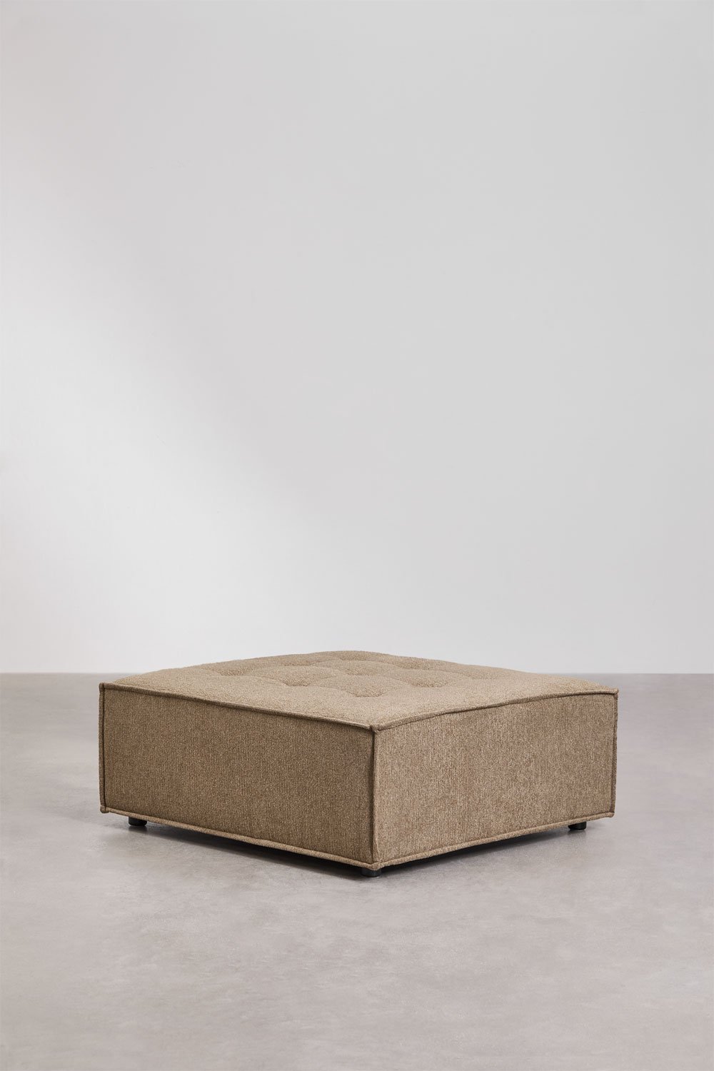 2-częściowa modułowa sofa i pufa w tkaninie Vermont, obrazek w galerii 6