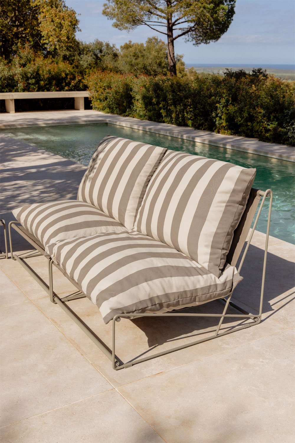 Sofa modułowy ogrodowy 2-częściowy Amaro, obrazek w galerii 1