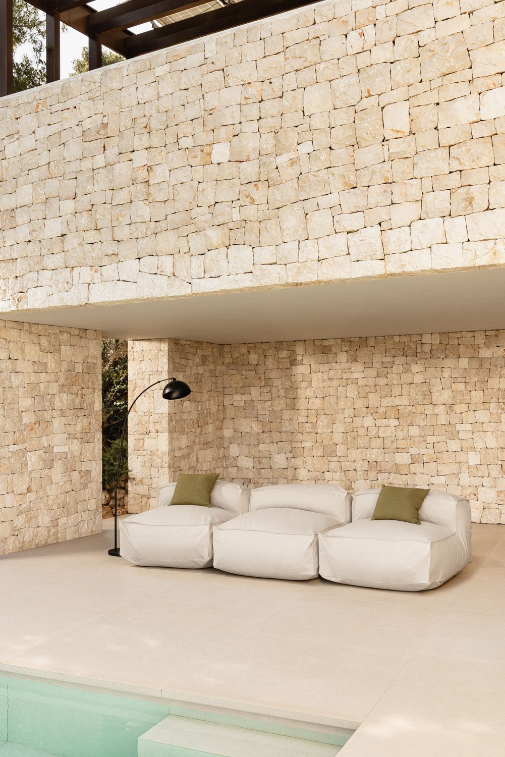 Modułowa sofa ogrodowa Dojans, 3-częściowa, obrazek w galerii 1