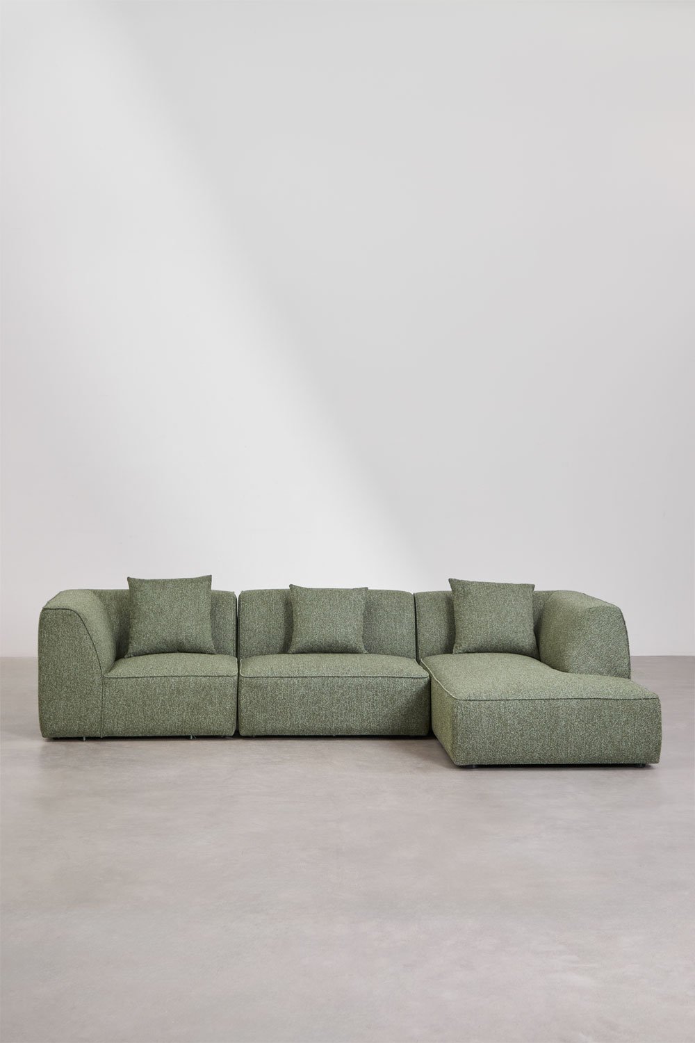 Sofa modułowa Cardea tapicerowana, 3-częściowa, prawa, rozkładana, obrazek w galerii 5