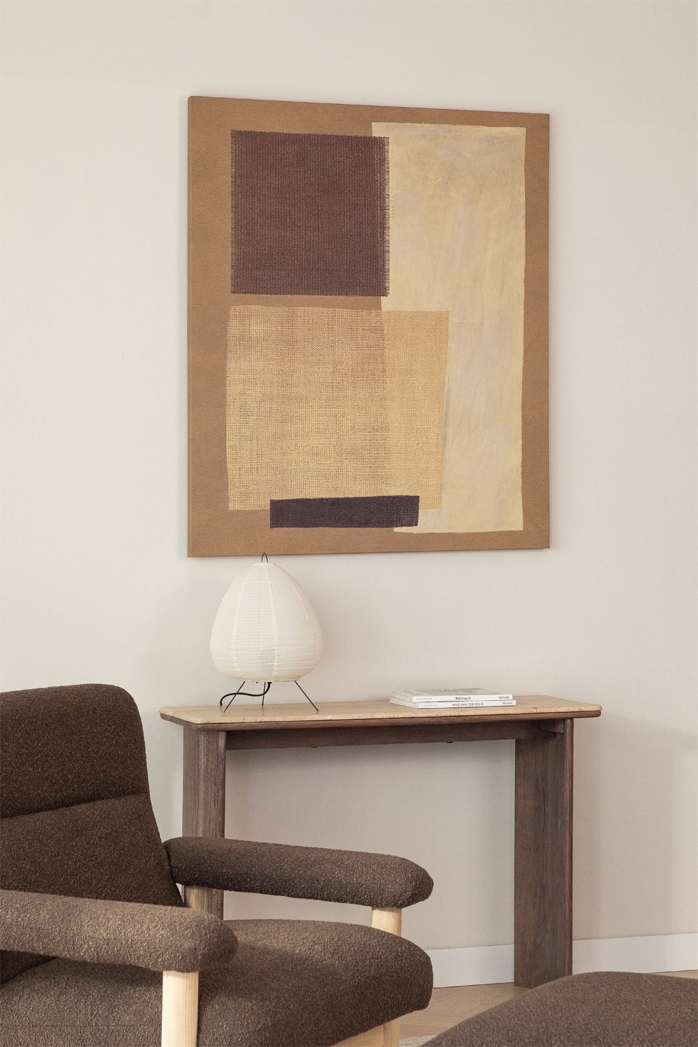 Dekoracyjne płótno 100x120 cm malowane ręcznie Wimara, obrazek w galerii 1