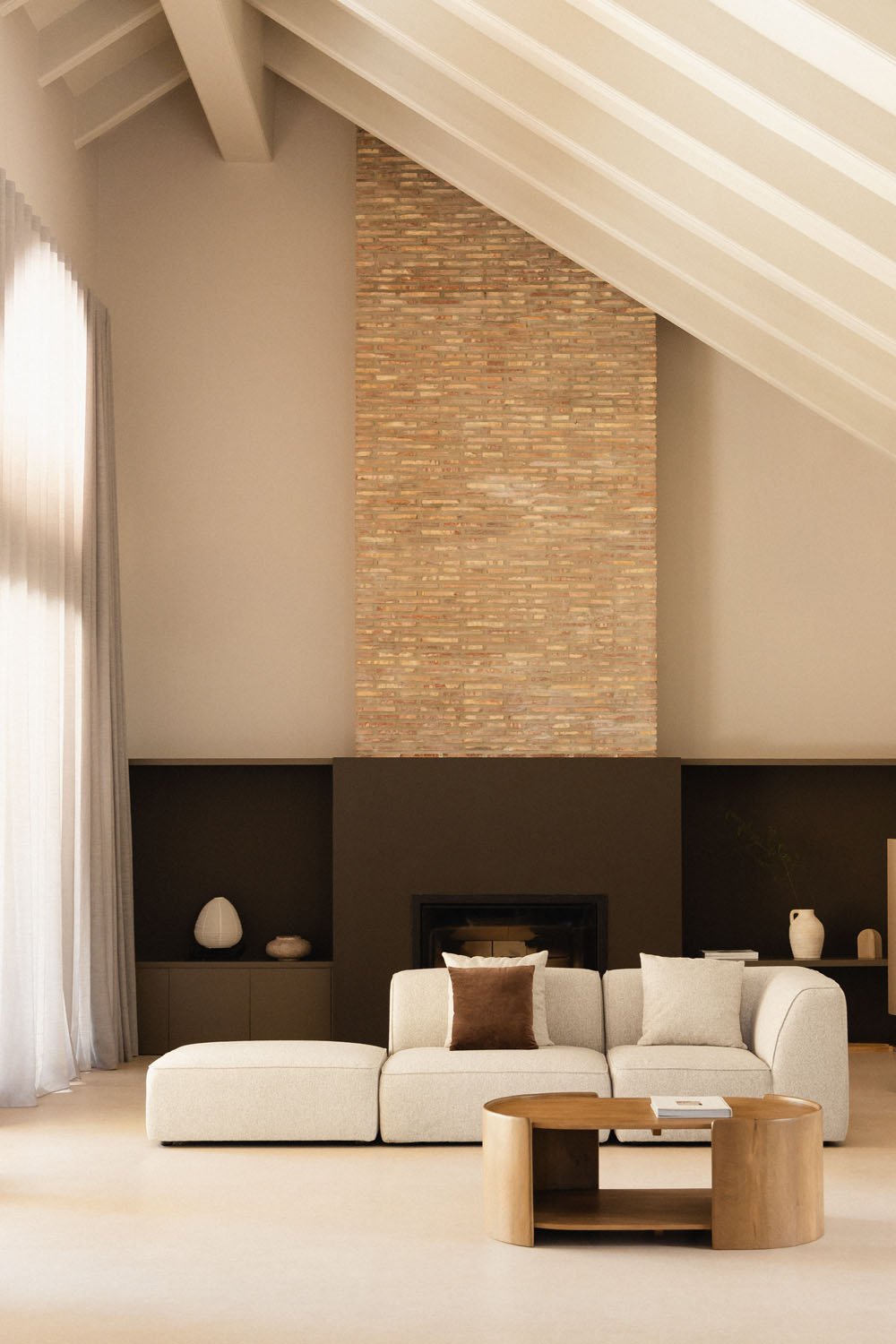 Sofa narożna modułowa Cardea 2-częściowa z tapicerowanym pufem, obrazek w galerii 1