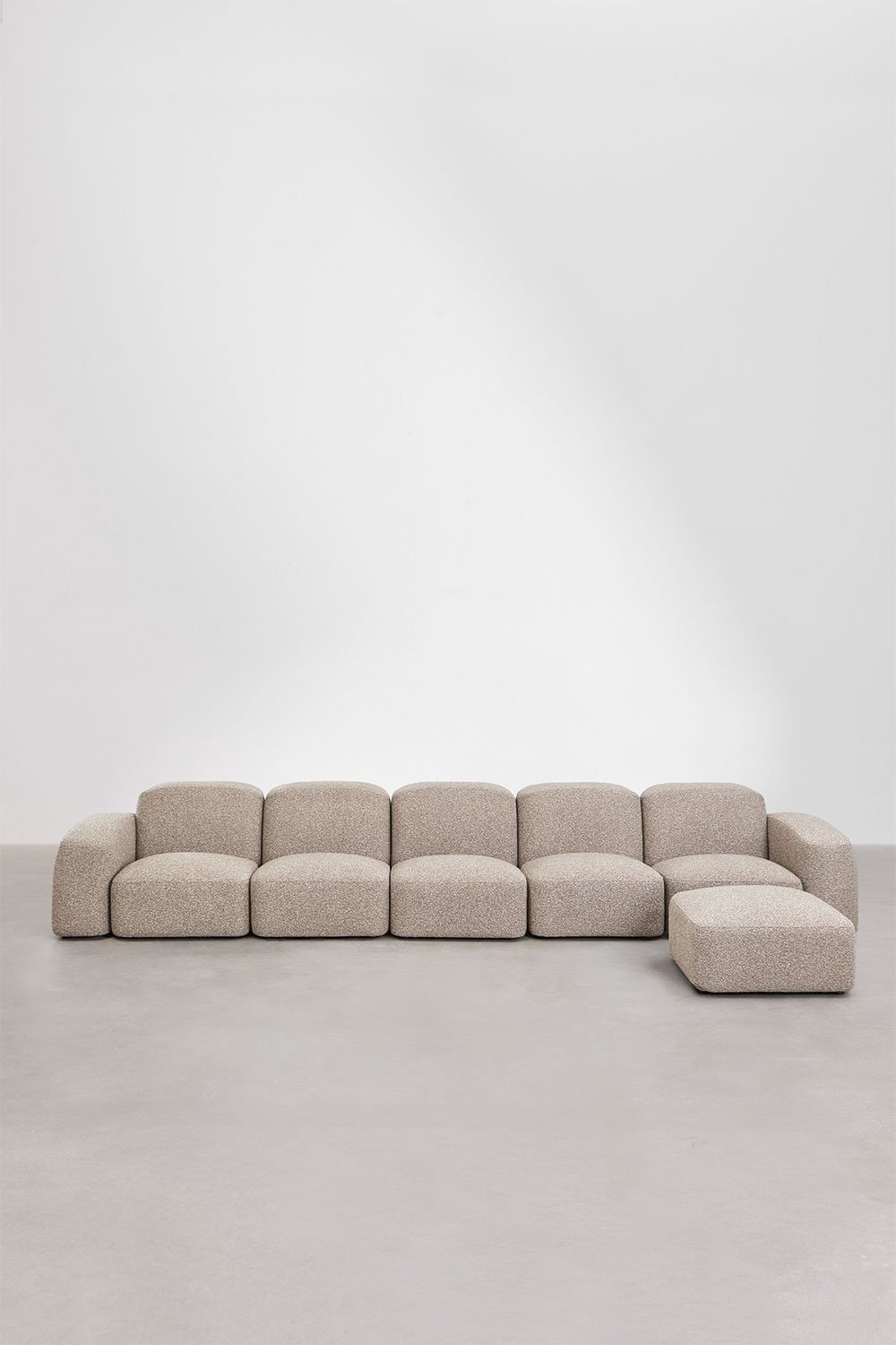 Bastian 5-częściowa modułowa sofa i pufa, obrazek w galerii 7