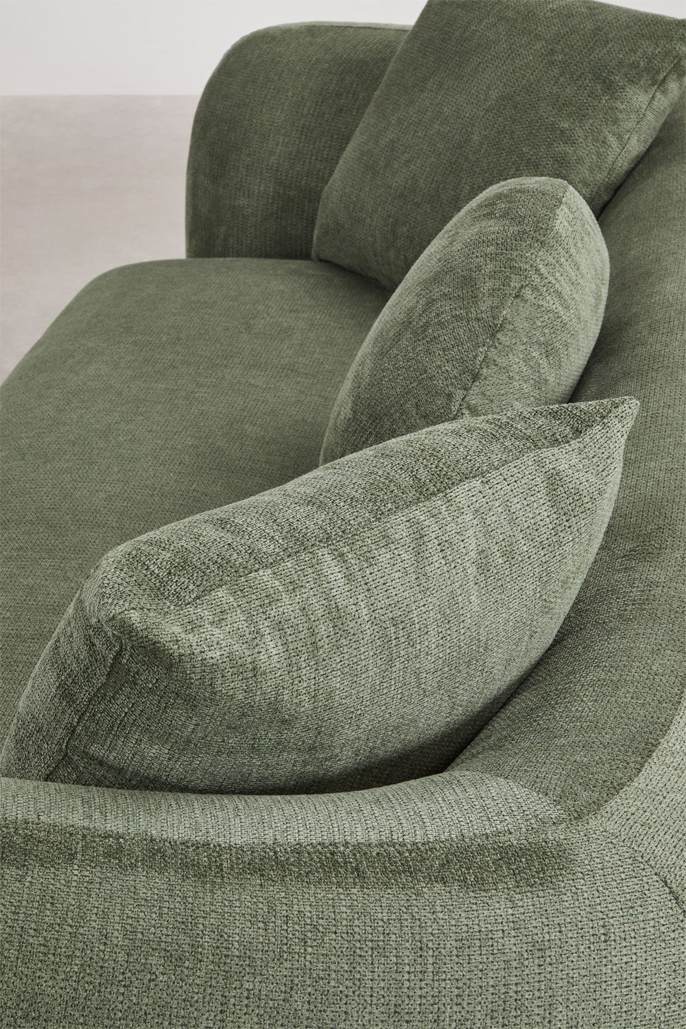 Sofa 3-osobowa z szenilu Coco, obrazek w galerii 7