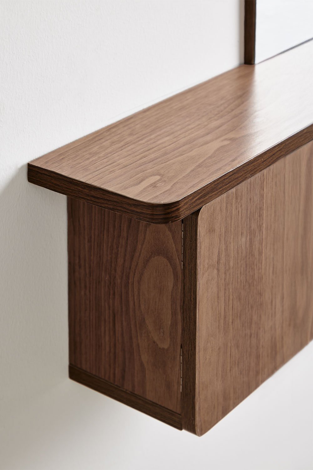 Konsola do przedpokoju 80x120 cm z MDF z lustrem Varna, obrazek w galerii 5