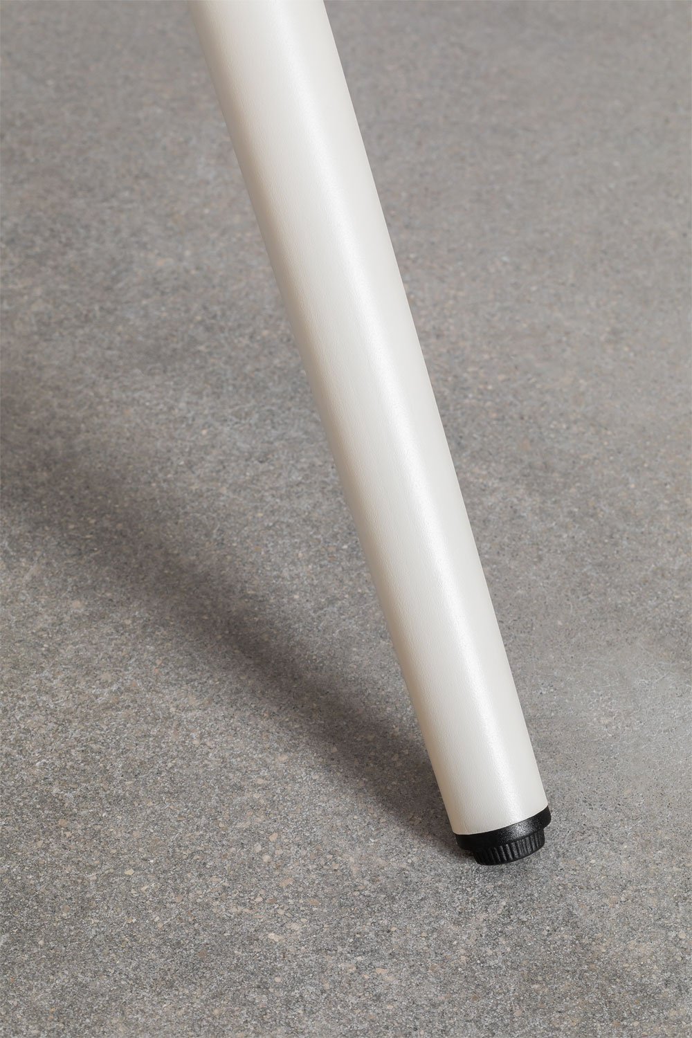 Zestaw okrągłego stołu aluminiowego Valerie o średnicy 100 cm i 4 krzesła ogrodowe Omara z podłokietnikami., obrazek w galerii 4