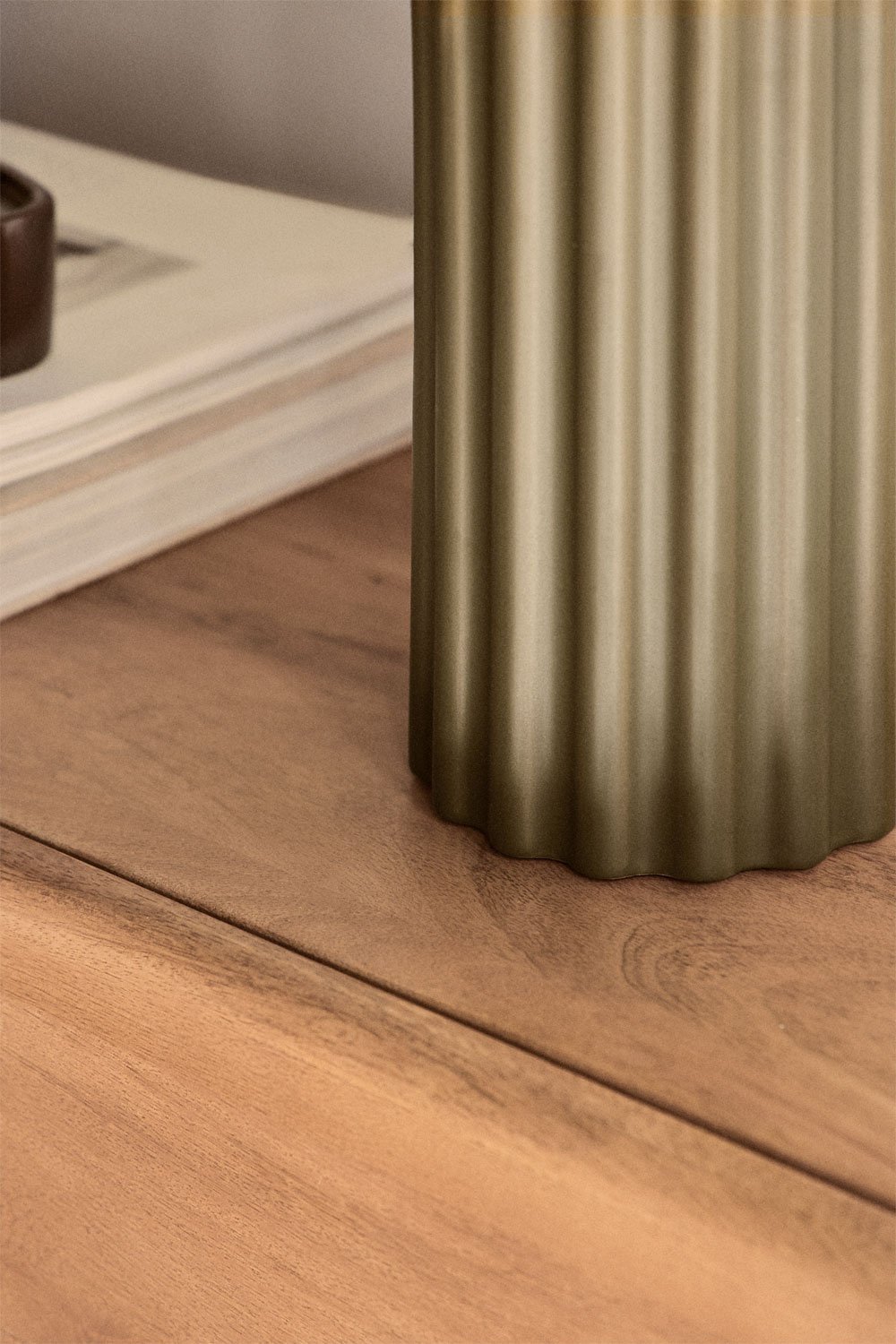 Lampa stołowa z ceramiki i tkaniny Marvila, obrazek w galerii 2