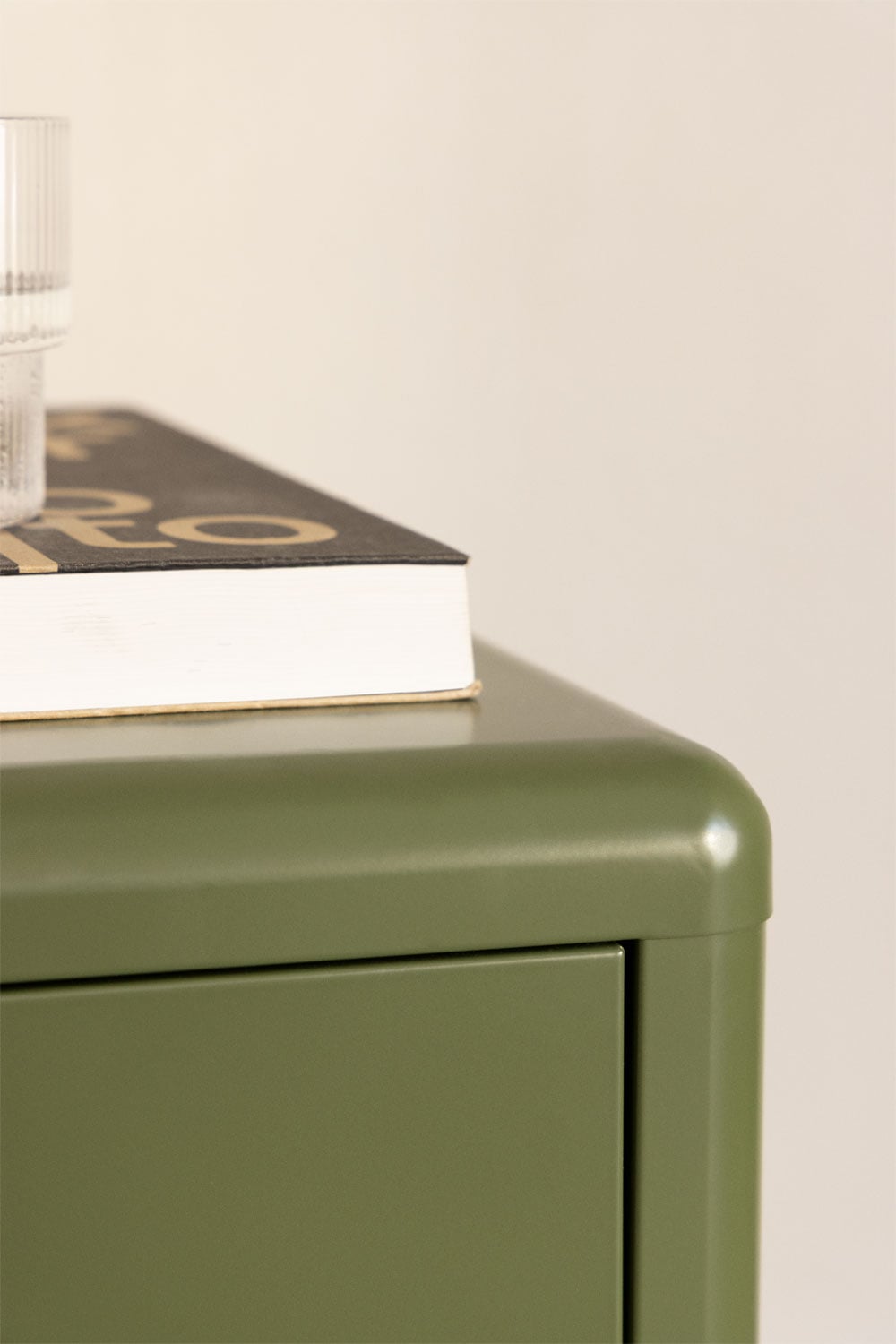 Zestaw 2 prostokątnych szafek nocnych 45x40 cm ze stali Michigan, obrazek w galerii 2