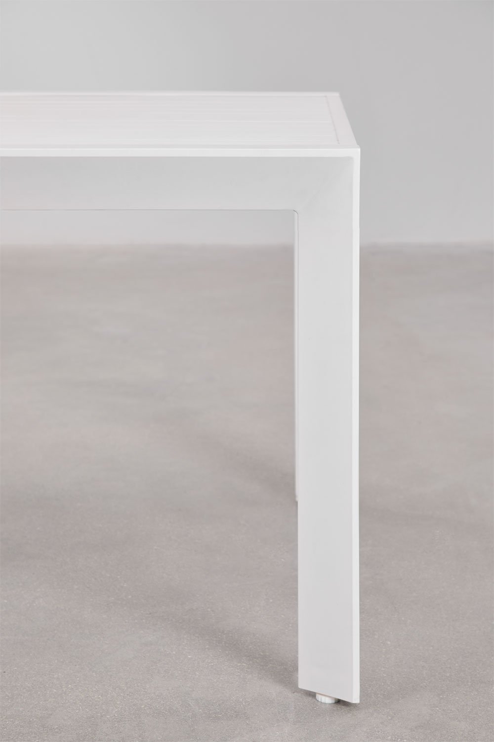 Rozkładany prostokątny stół ogrodowy 180-240x100 cm z aluminium Starmi, obrazek w galerii 6