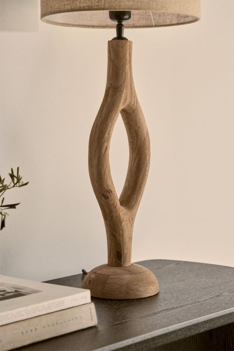 Podstawa do lampy stołowej ↑45 cm z drewna mango Gracia