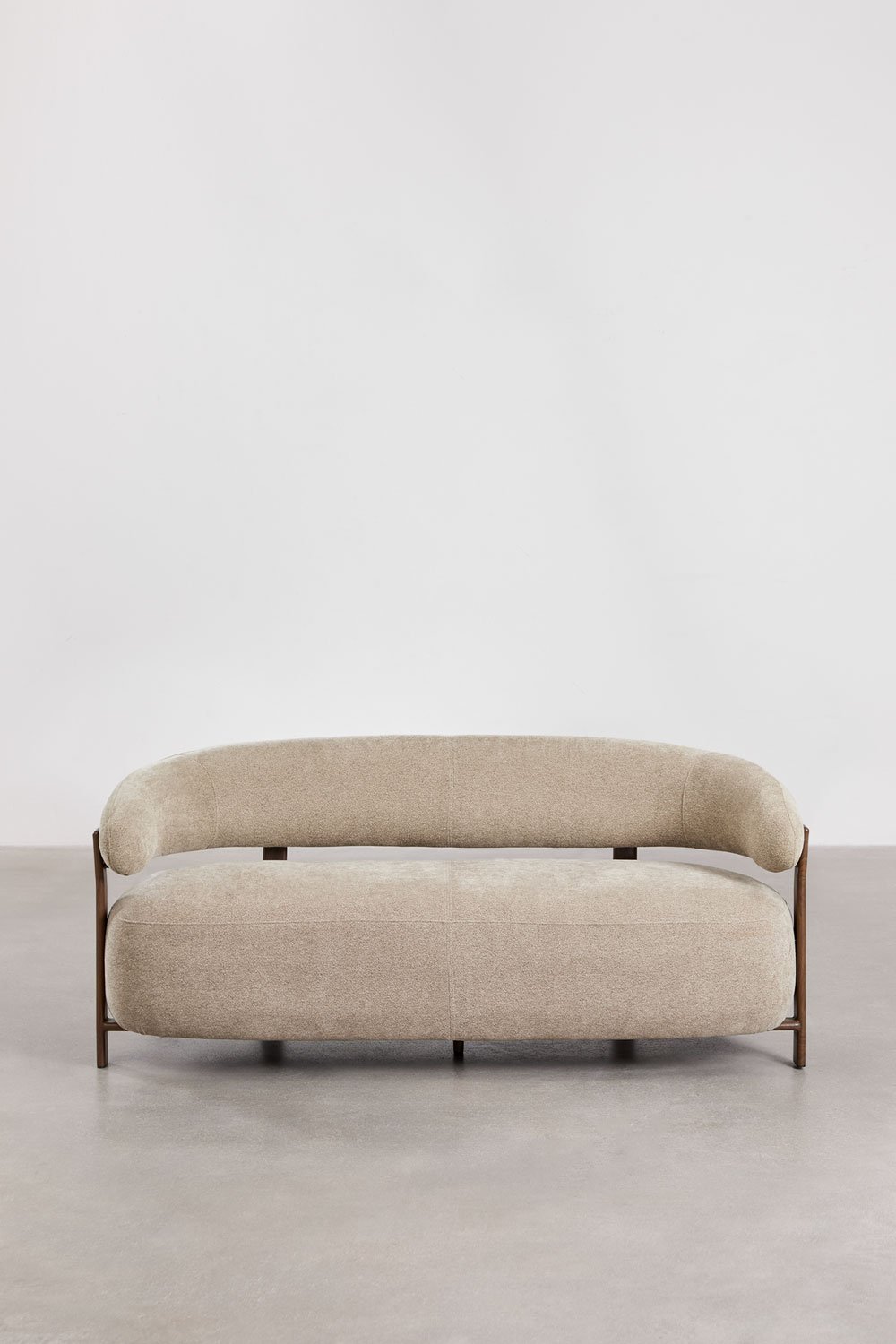 Sofa dwuosobowa z tkaniny chenille i żelaza Jolie, obrazek w galerii 7