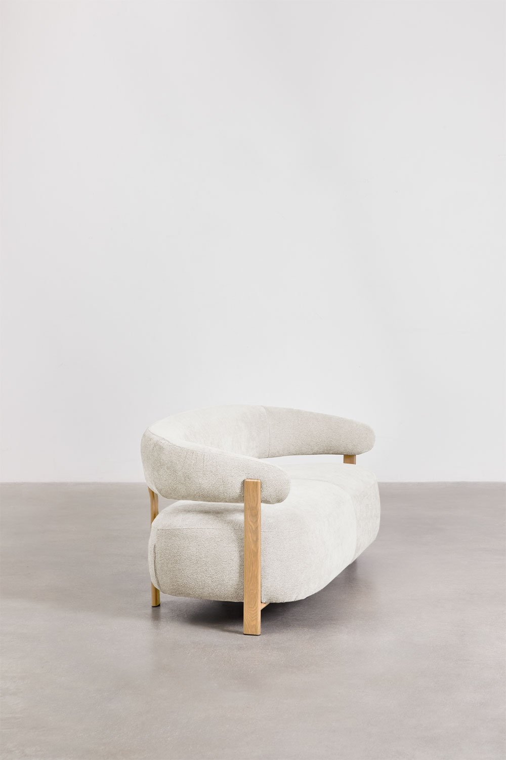 Sofa dwuosobowa z tkaniny chenille i żelaza Jolie, obrazek w galerii 4