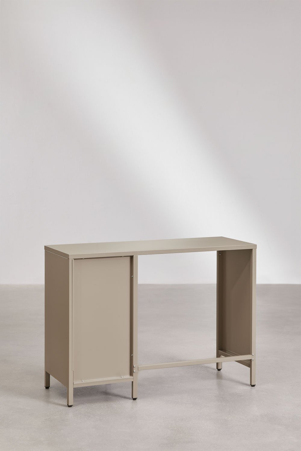 Biurko 100x40 cm ze stali z szufladami Janine, obrazek w galerii 5