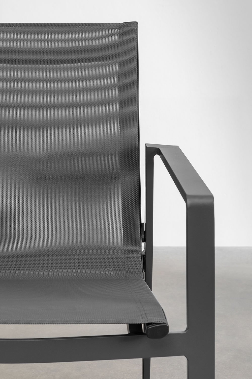 Zestaw 2 aluminiowych krzeseł ogrodowych Eika, obrazek w galerii 4