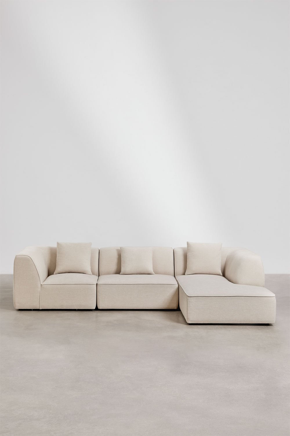 Sofa modułowa Cardea tapicerowana, 3-częściowa, prawa, rozkładana, obrazek w galerii 3