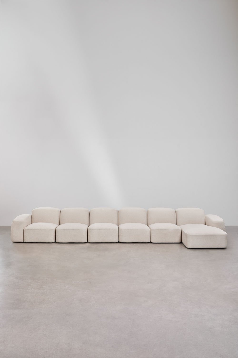 Bastian 6-częściowa sofa modułowa z leżanką prawostronną, obrazek w galerii 4