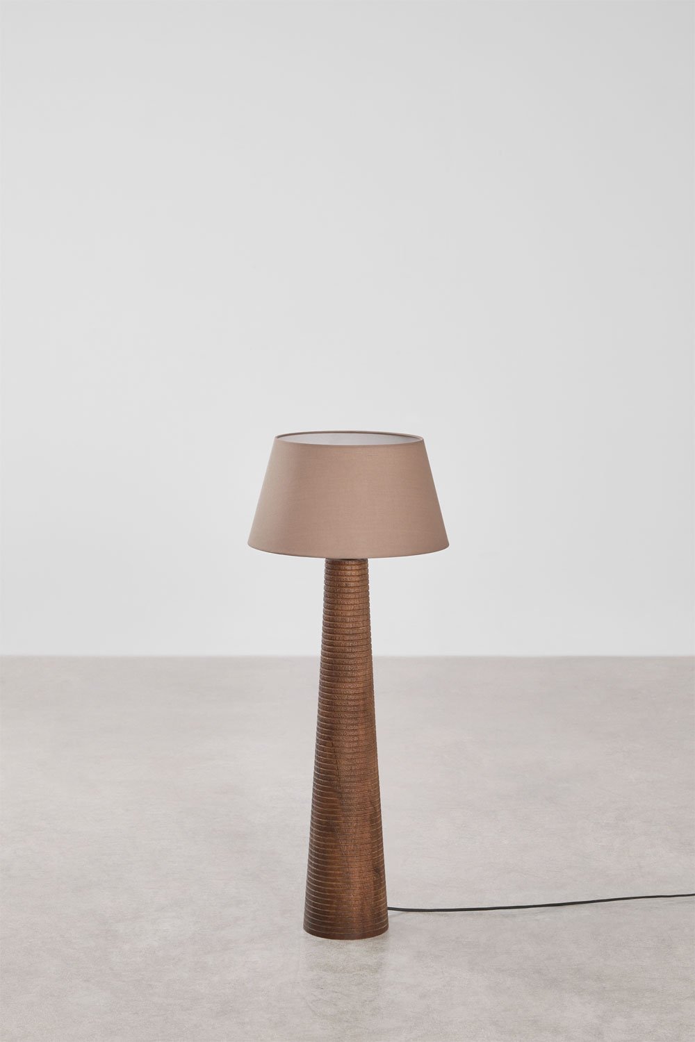 Lampa podłogowa z drewna mango Malva, obrazek w galerii 1