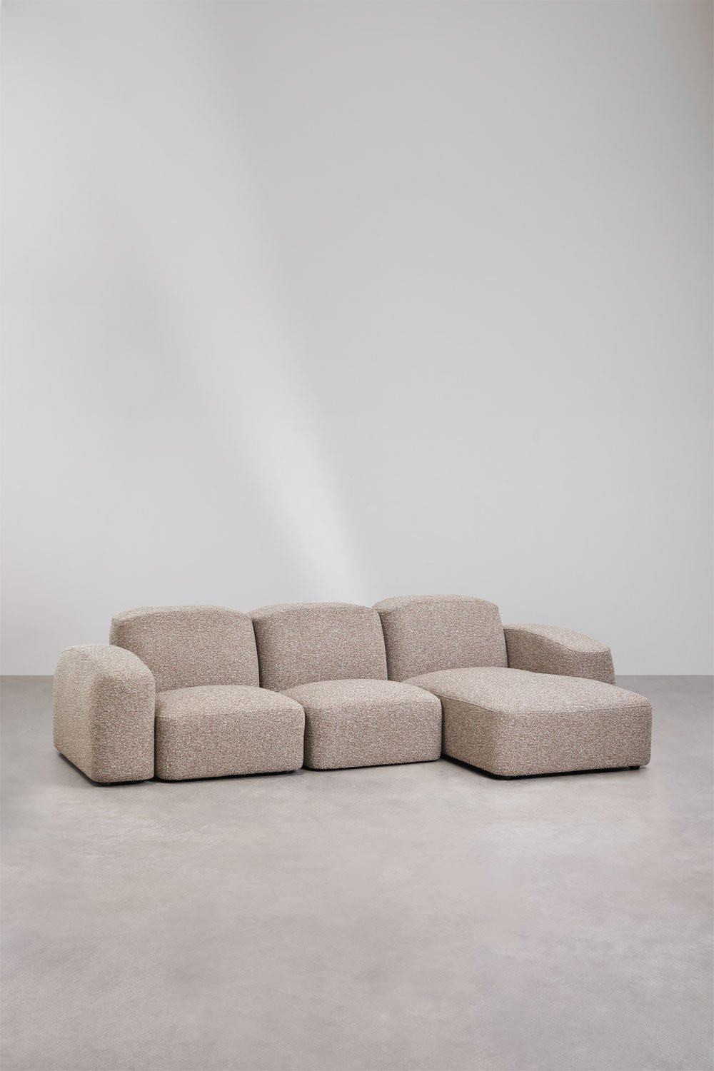 Bastian 3-częściowa sofa modułowa z leżanką po prawej stronie, obrazek w galerii 3