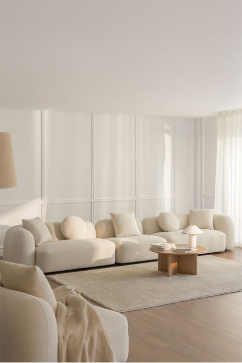 Modułowa sofa 3-częściowa z tkaniny Coco chenille
