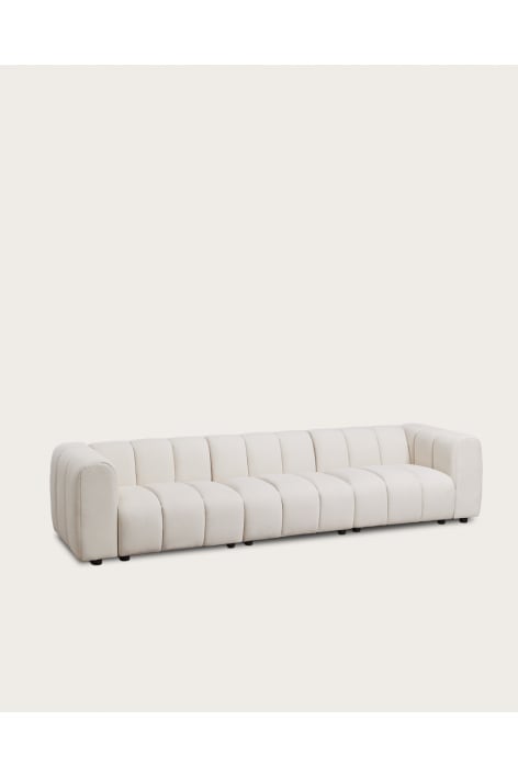 3-częściowa sofa modułowa Eliot z tkaniny bouclé