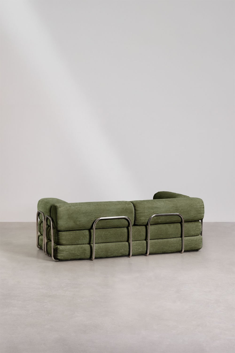 Sofa rozkładana dwuosobowa z weluru pakowana próżniowo Igone, obrazek w galerii 9