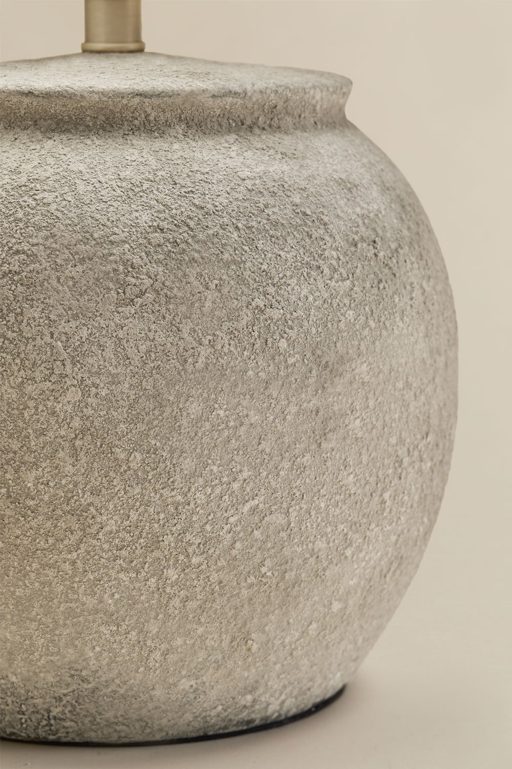 Lampa stołowa Kenaris z ceramiki i lnu, obrazek w galerii 4