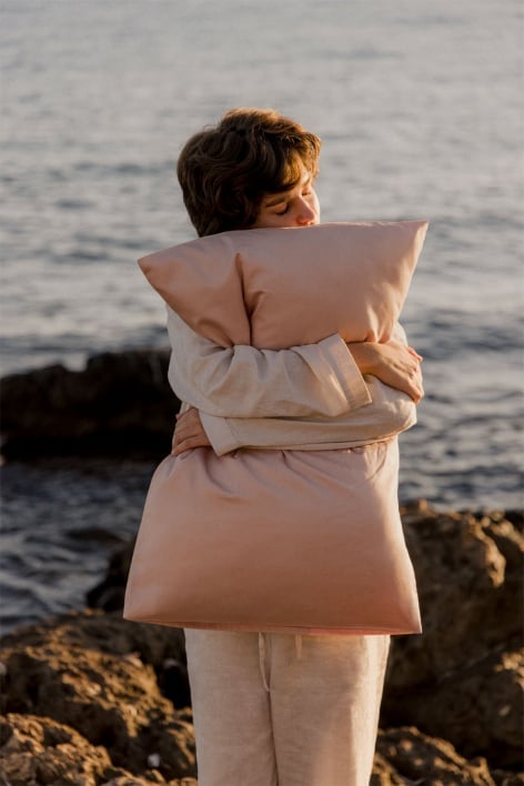 Zestaw 2 poszewek na poduszki Sampras z satyny o gęstości 300 nici