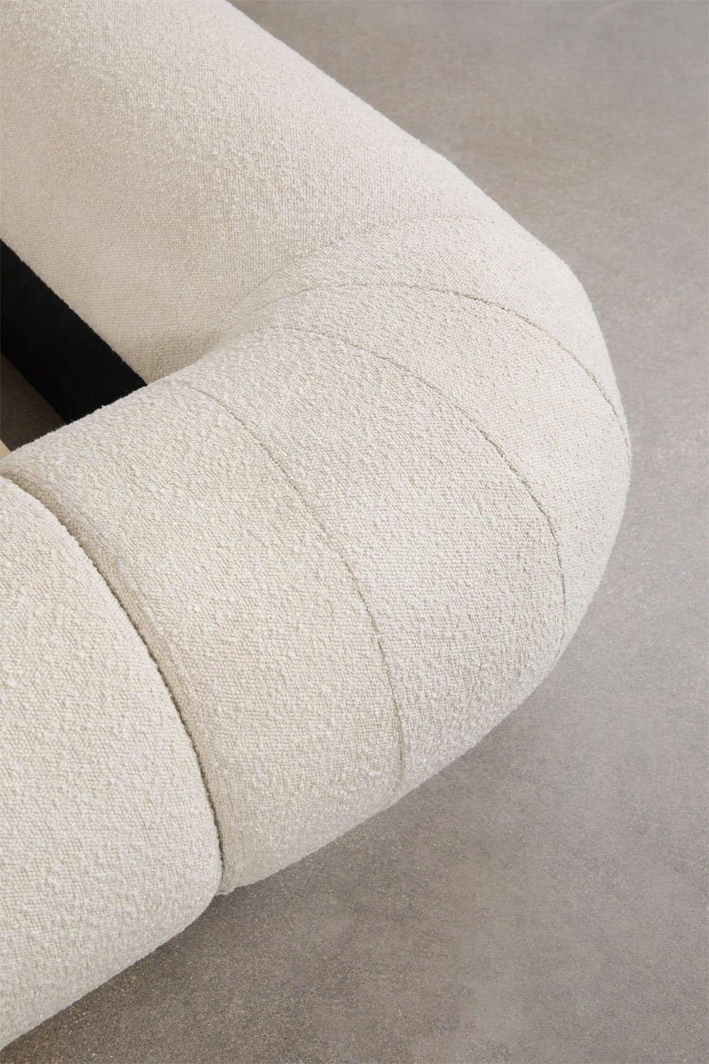 Łóżko z tkaniny boucle Bernaste, obrazek w galerii 6