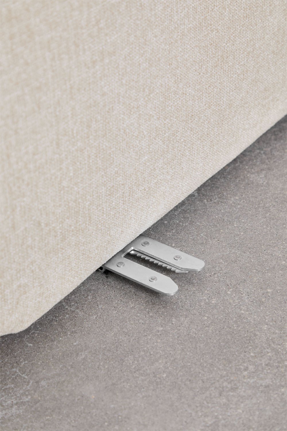 Sofa modułowy z lewym szezlongiem, 3-częściowy, z tkaniny chenilla Coquette, obrazek w galerii 14