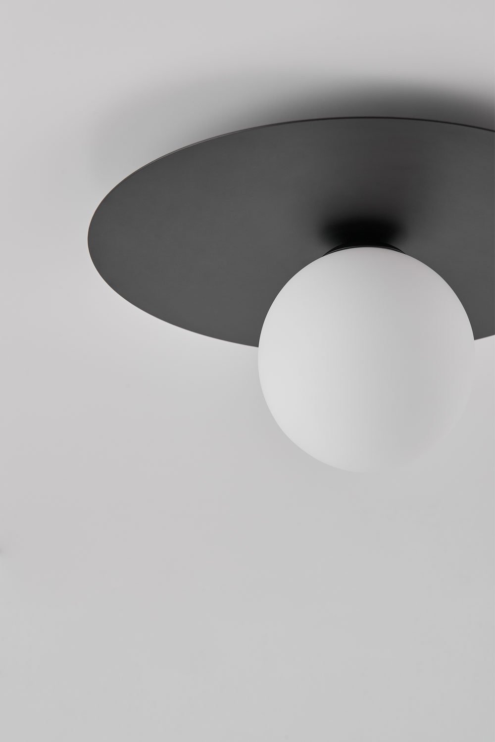 Lampa sufitowa z żelaza i szkła Anine, obrazek w galerii 4