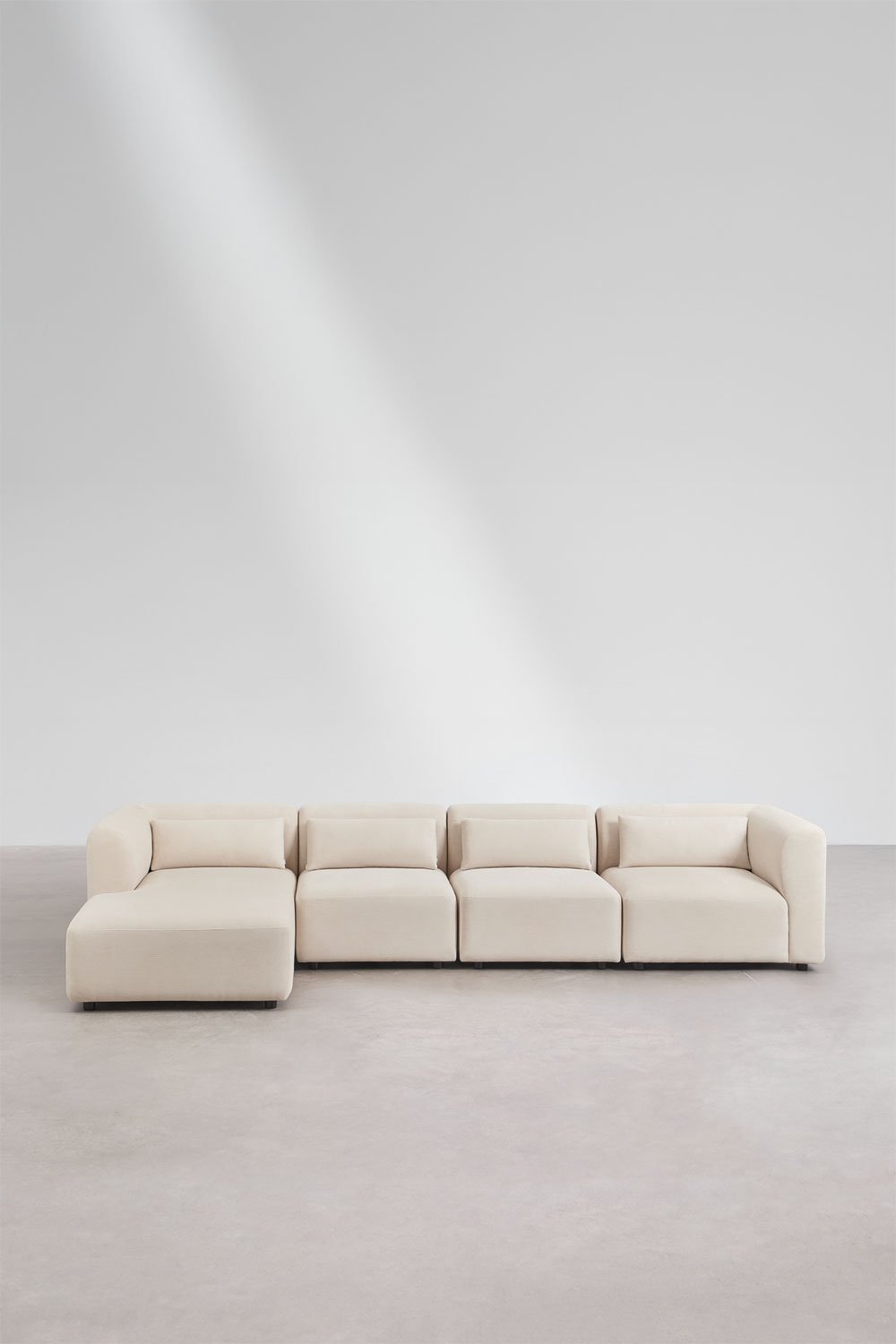 Sofa modułowy z lewym szezlongiem, 4-częściowy Fogler, obrazek w galerii 3