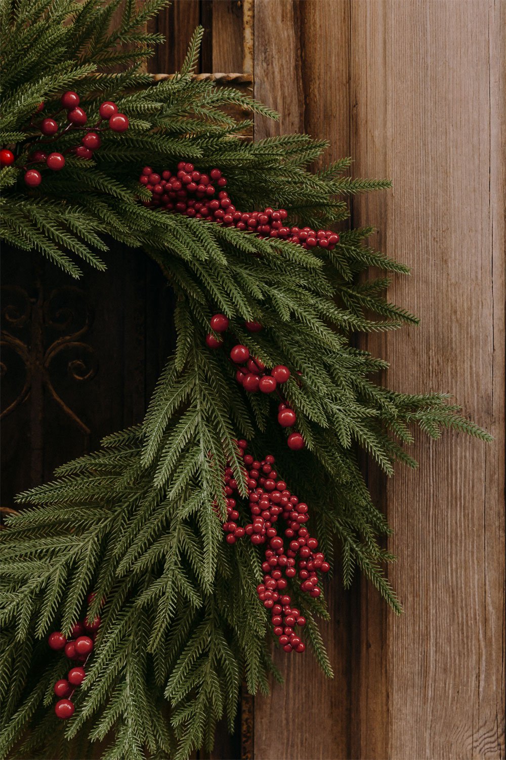 Dekoracyjny wieniec bożonarodzeniowy Ø75 cm Adeola, obrazek w galerii 2
