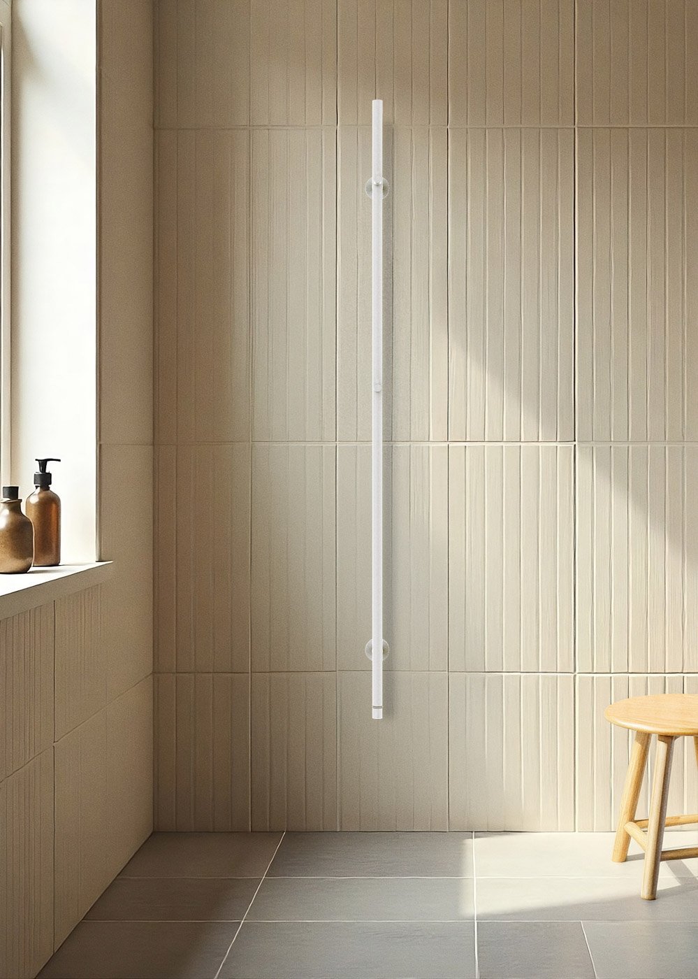 WARM TOWEL TUBE - Elektryczny grzejnik na ręczniki, moc 60W/120W, obrazek w galerii 2