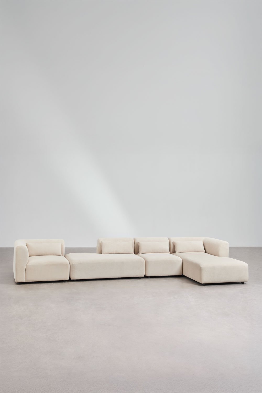 4-częściowa prawa sofa modułowa z szezlongiem Fogler, obrazek w galerii 1