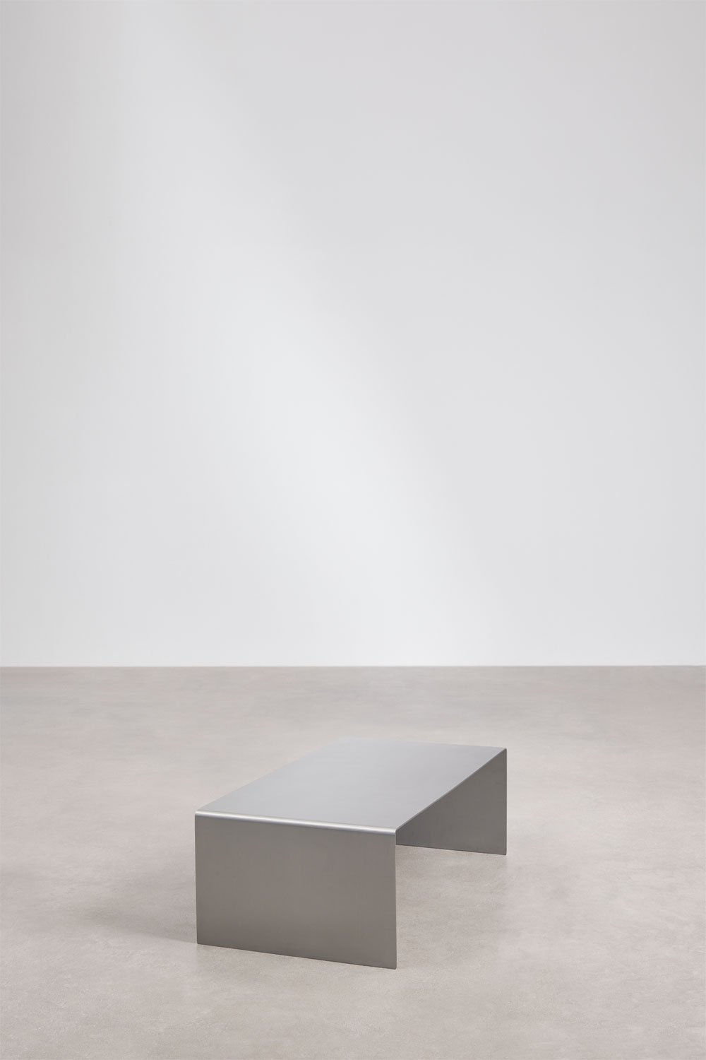 Stolik kawowy prostokątny 110x55 cm ze stali nierdzewnej Rinno, obrazek w galerii 4