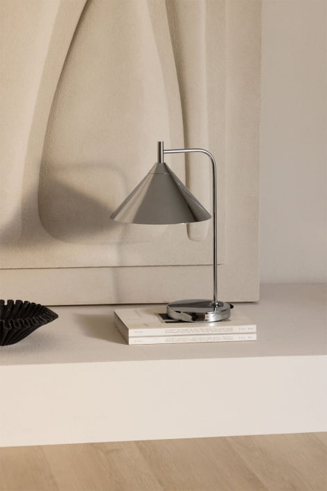 Lampa stołowa z żelaza Cambrea