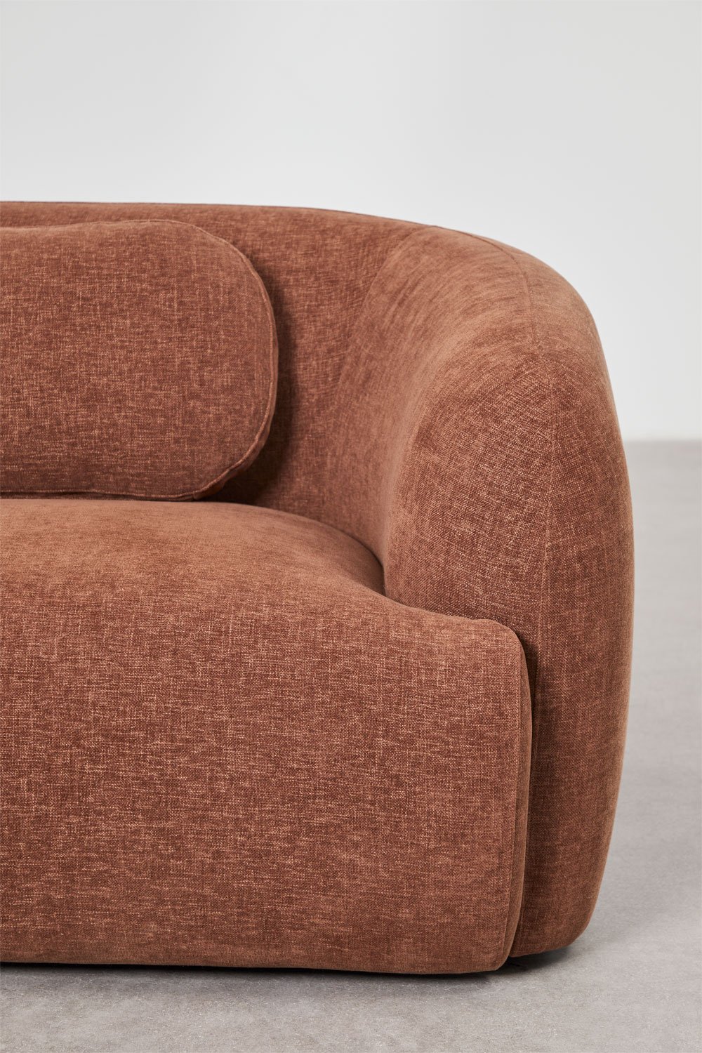 Sofa modułowy z lewym szezlongiem, 2-częściowy, z tkaniny chenilla Coquette, obrazek w galerii 9