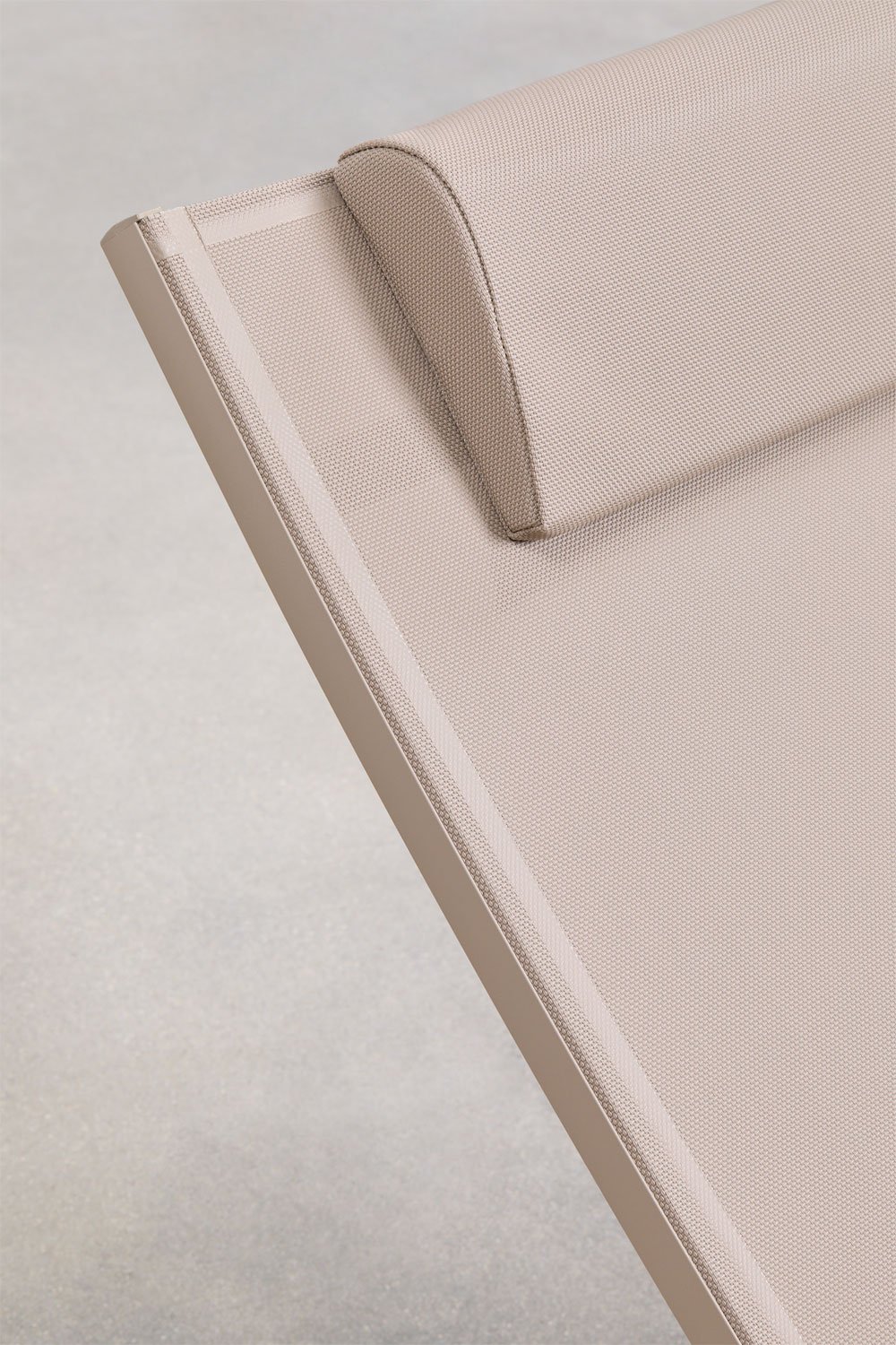 Leżak aluminiowy z poduszką Dulem, obrazek w galerii 4