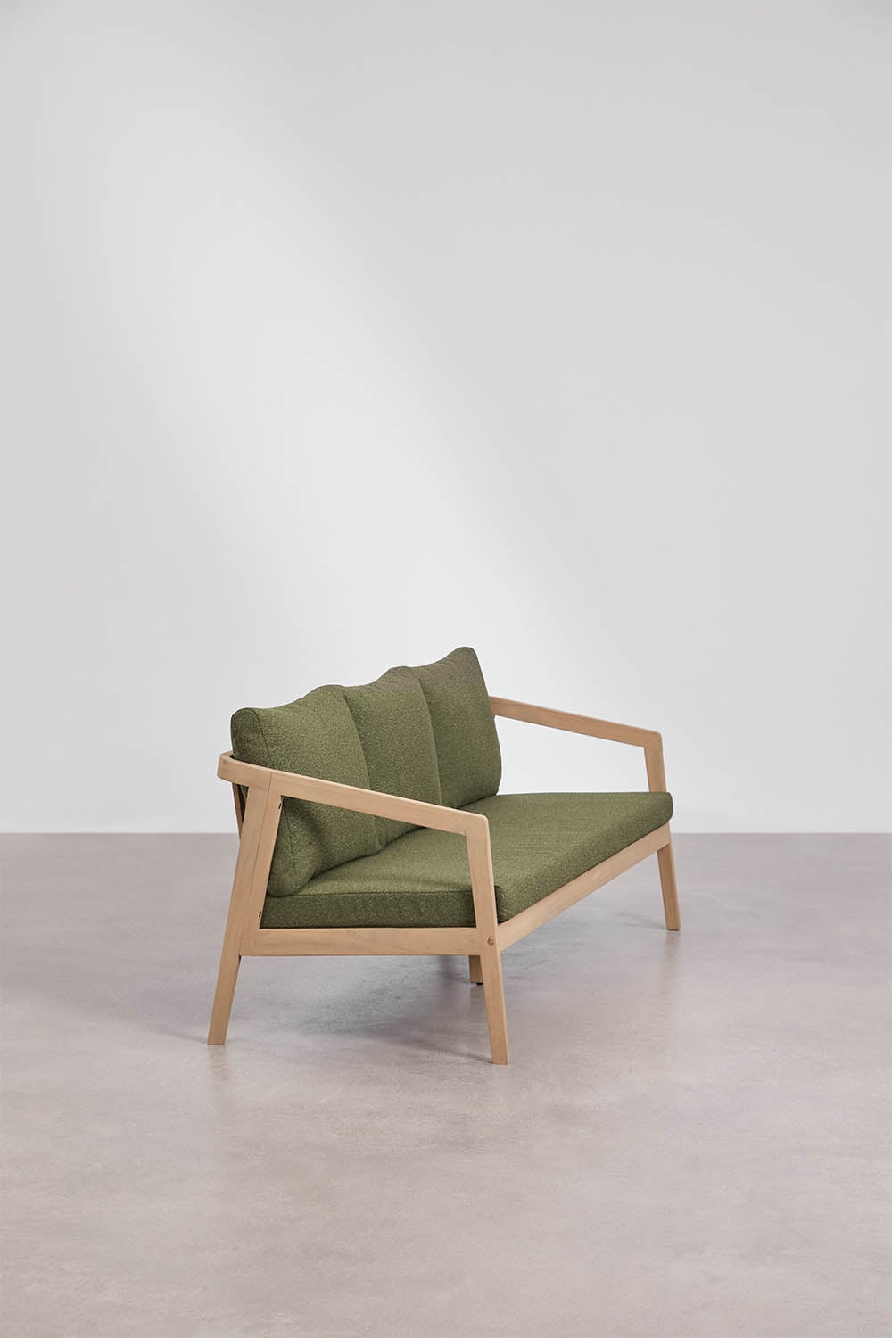 Sofa ogrodowy 3-osobowy z drewna akacjowego Kaela, obrazek w galerii 5