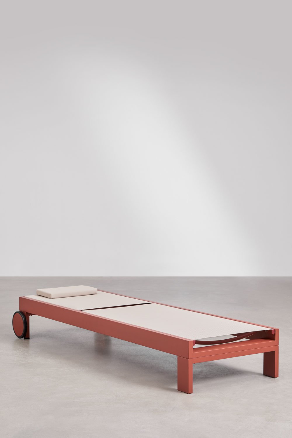 Leżak aluminiowy z poduszką Akelia, obrazek w galerii 2