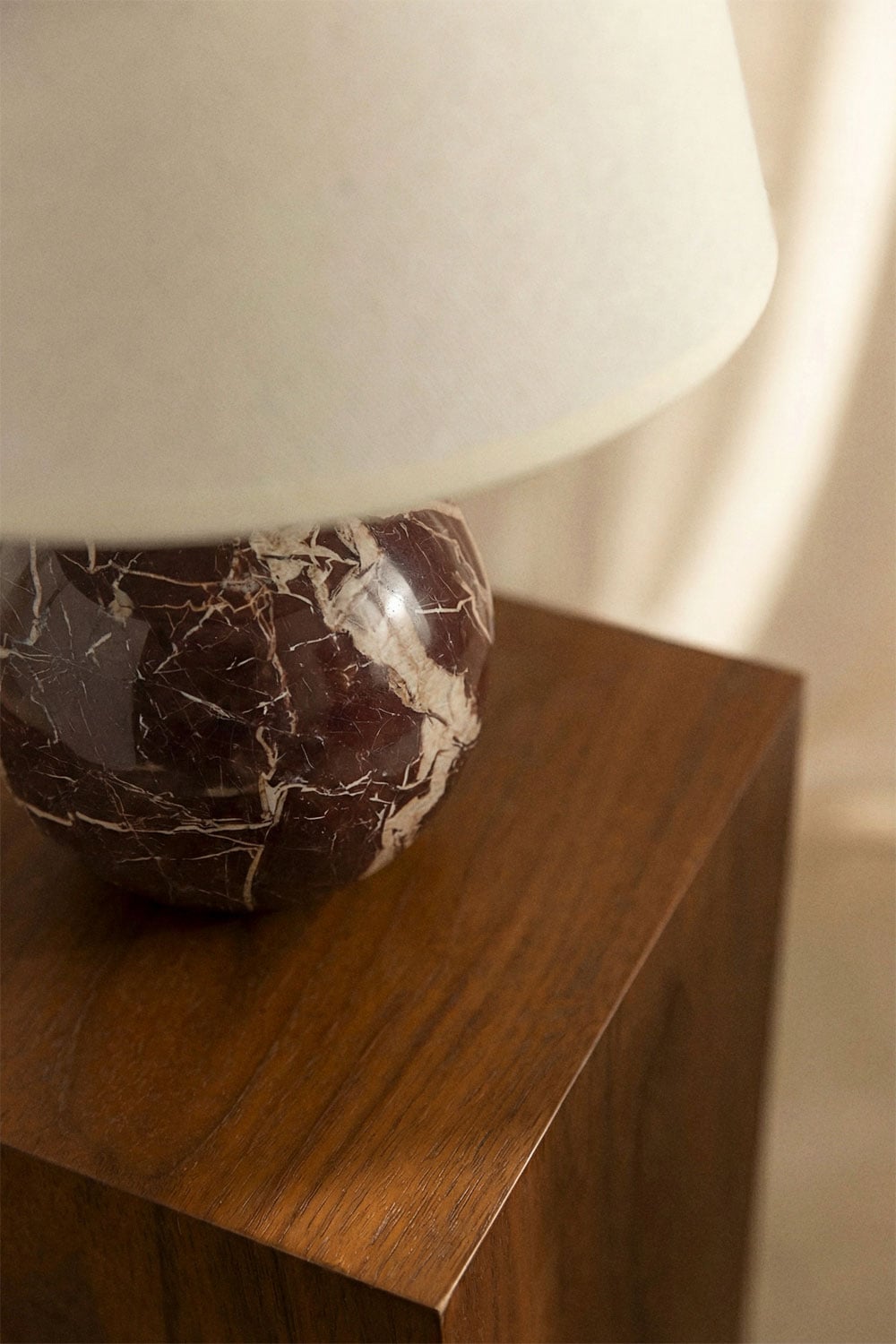 Podstawa do lampy stołowej z naturalnego kamienia Marvexi, obrazek w galerii 2