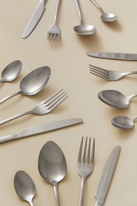 Zestaw sztućców ze stali nierdzewnej 16 elementów Sornia