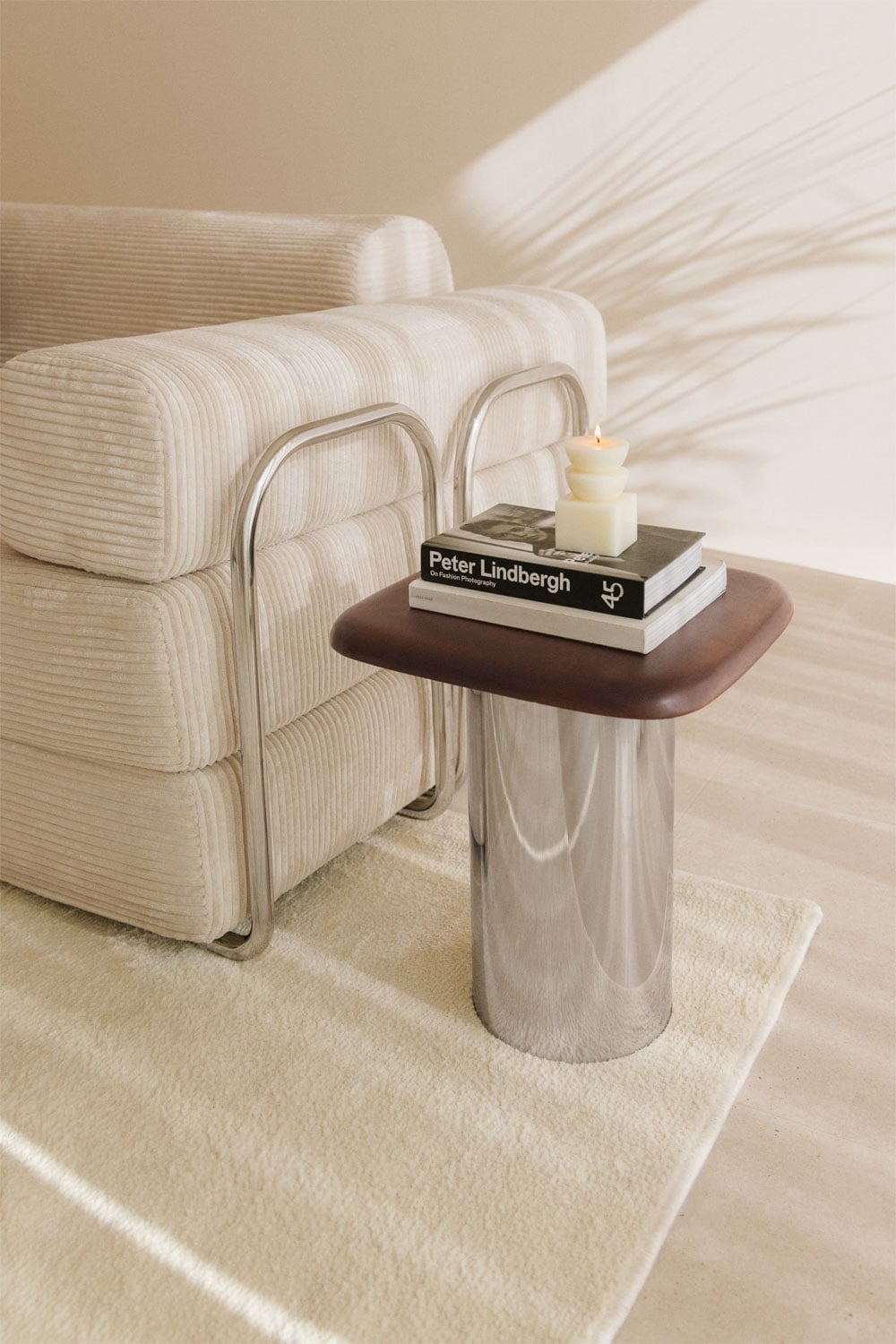 Kwadratowy stolik pomocniczy 40x40 cm Merieines, obrazek w galerii 1